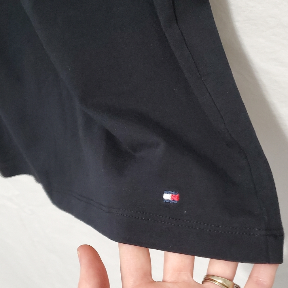 Tommy Hilfiger Black 3/4 Sleeve Top - Picture 3 of 4